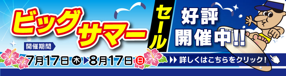 ビッグサマーセール開催中