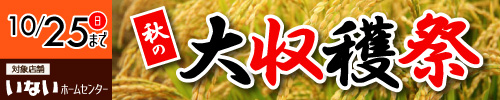 いない秋の大収穫祭